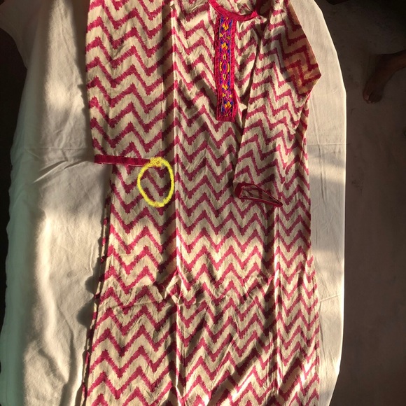 Brand New Women’s Boho chevron tunic Kurta - Picture 2 of 4